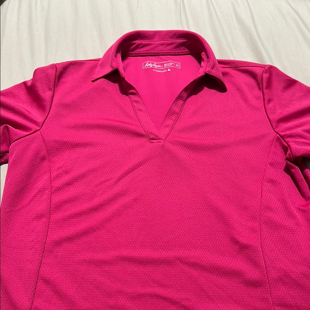 Pink Golf Polo Shirt